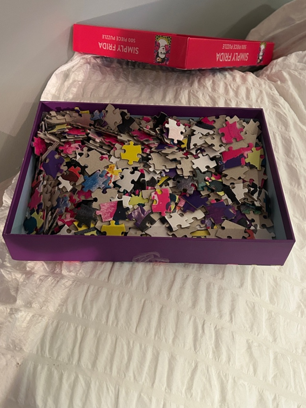 FRIDA KAHLO Simply Frida 500 Piece Puzzle Art Floral Portrait - Picture 3 of 4